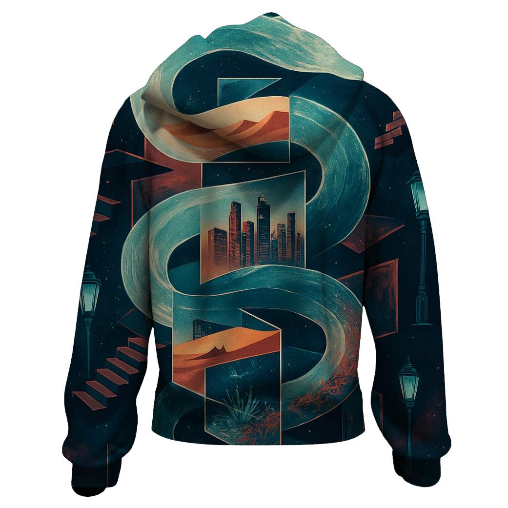 Serpent Of Shuffled Realities graphic hoodies