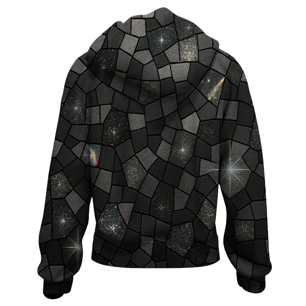 Silver Hologlow Mosaic hoodie designs