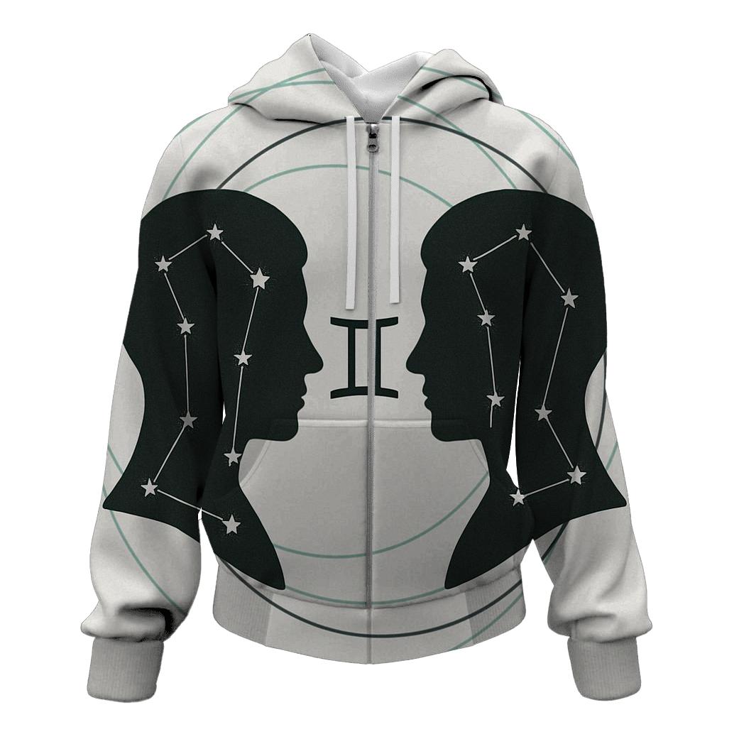 Gemini Twin Orbit Diagram designer hoodies