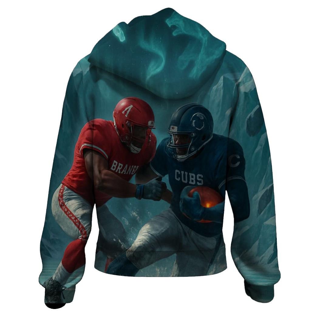 Frozen Meteor Field Braves Vs Cubs Showdown designer hoodies
