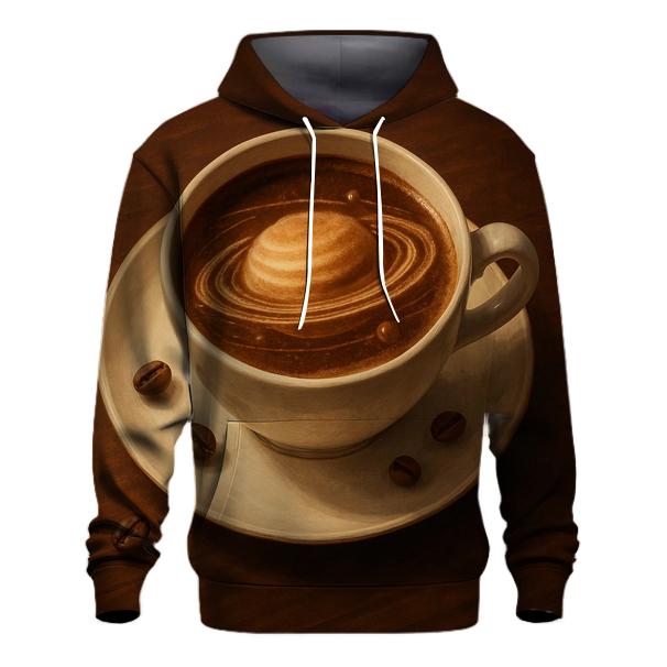 Midnight Crema Orbit embroidered hoodies