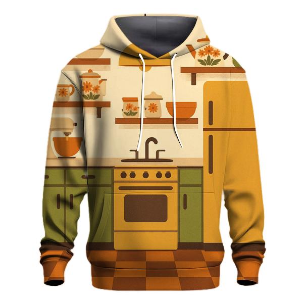 Groovy Kitchen Checkerboard premium hoodies
