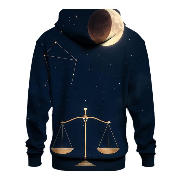 Luminous Libra Eclipse Scales designer hoodies
