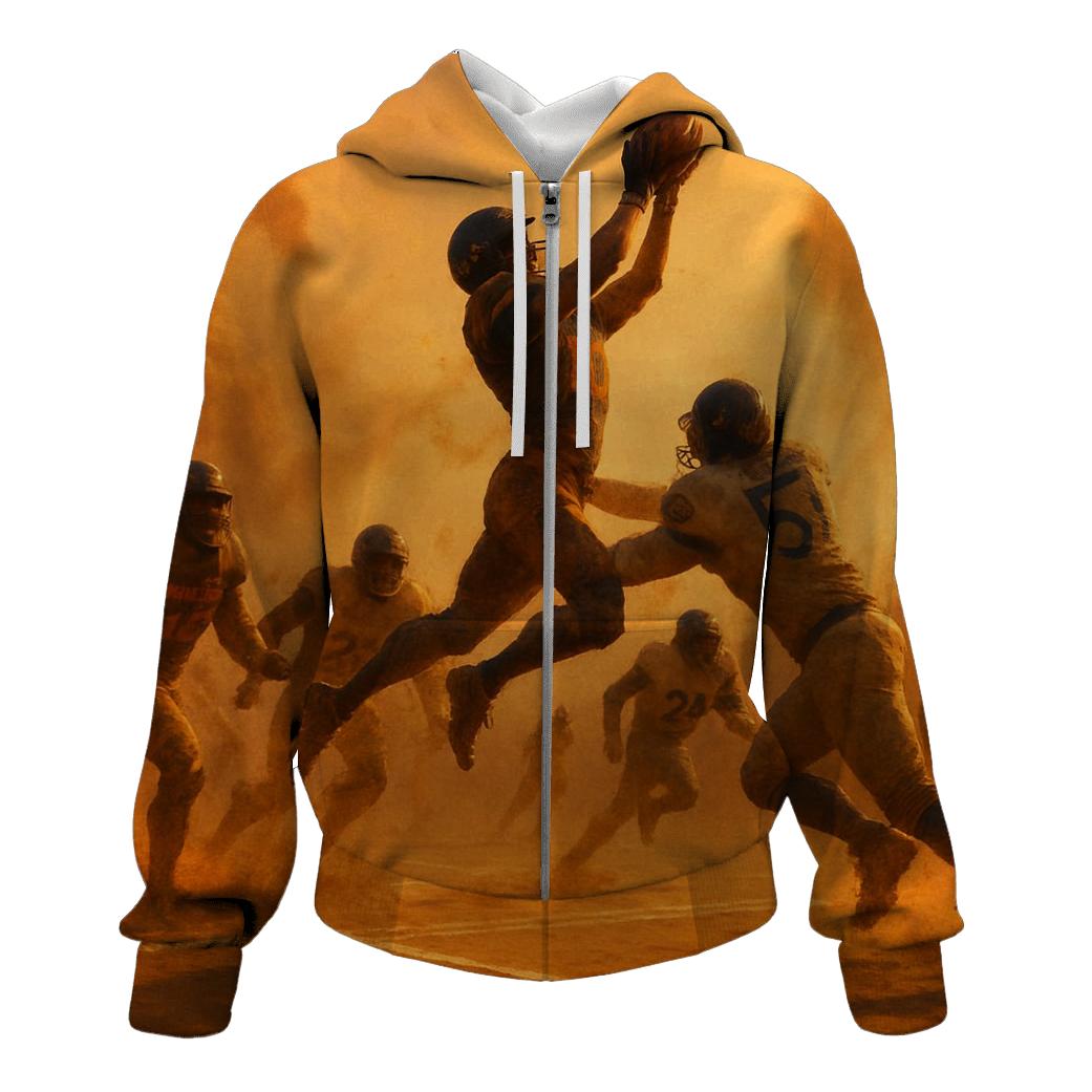 Desert Storm Gridiron Braves Against Cubs printed hoodies