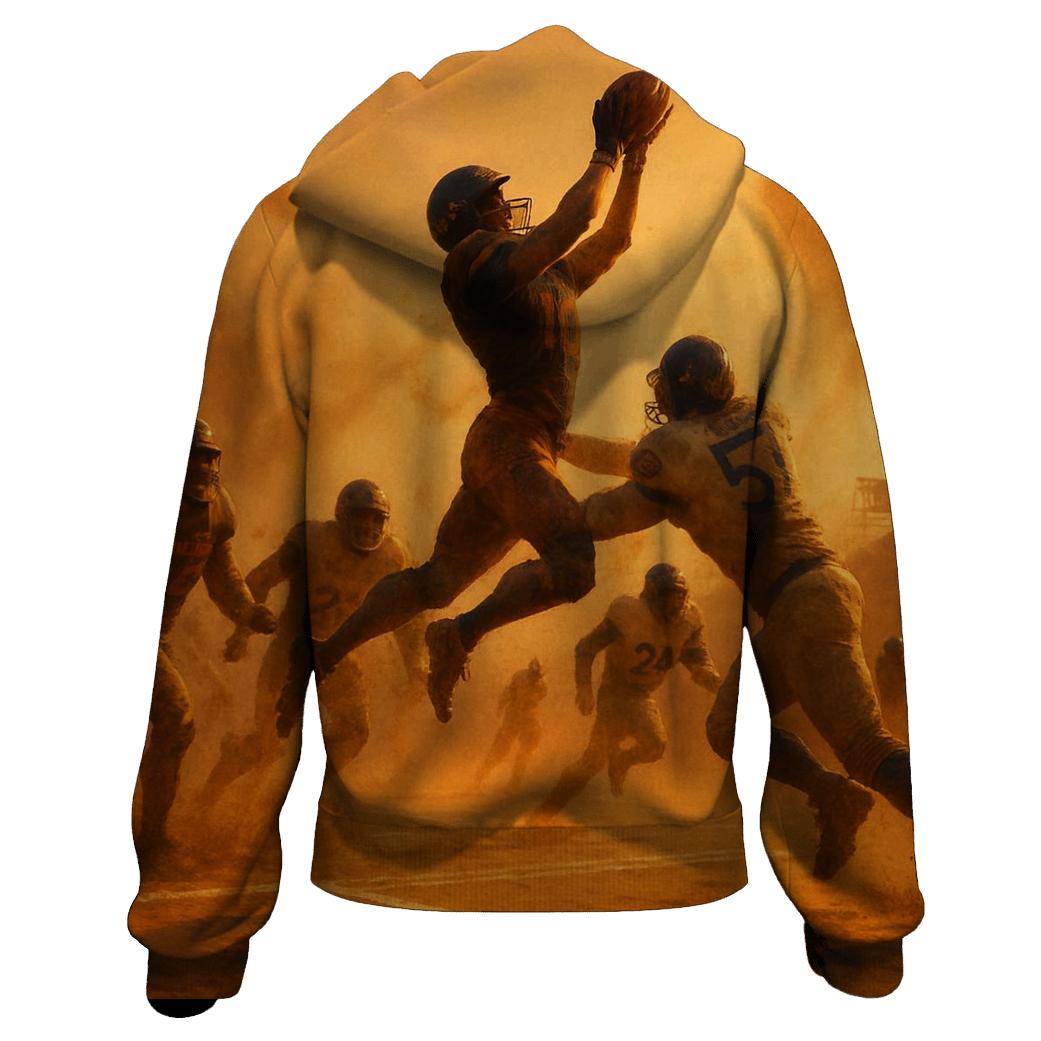 Desert Storm Gridiron Braves Against Cubs printed hoodies