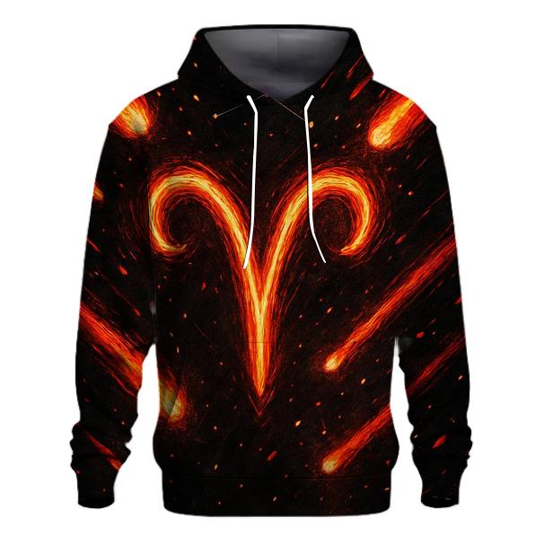 Aries Meteor Trail Sigil custom hoodies