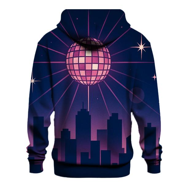 Disco City Skyline Night hoodie designs