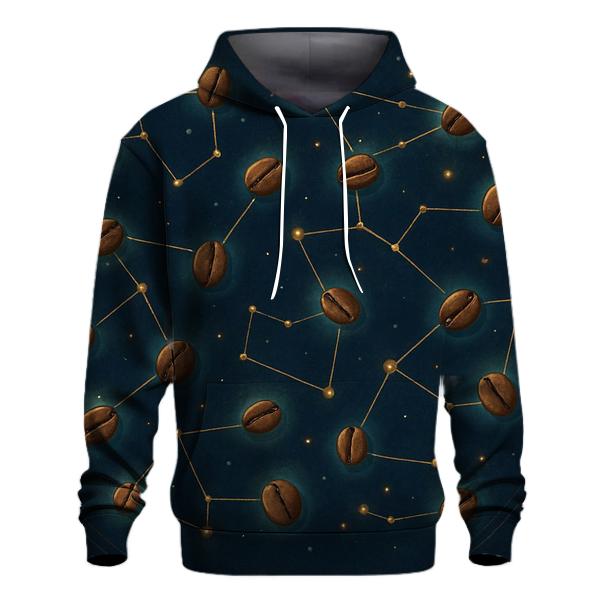 Bean Constellation Map zip-up hoodies