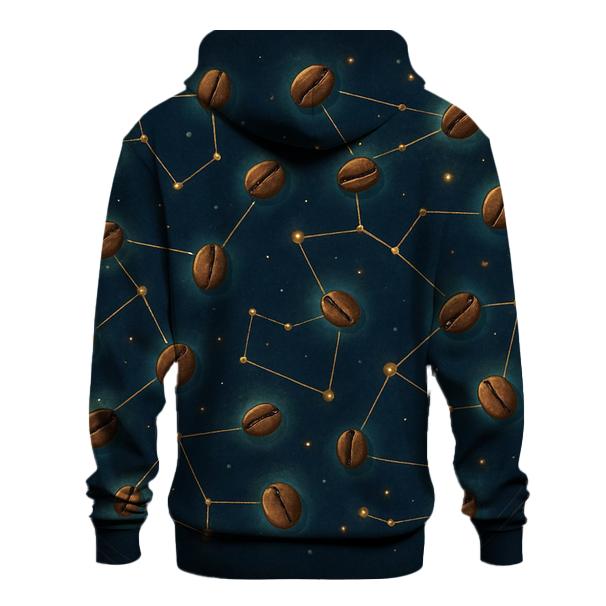 Bean Constellation Map zip-up hoodies