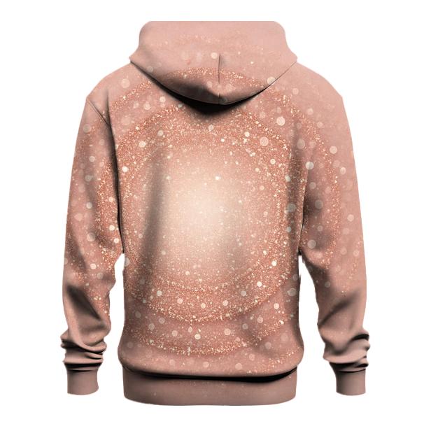 Rose Quartz Glam Halo pullover hoodies