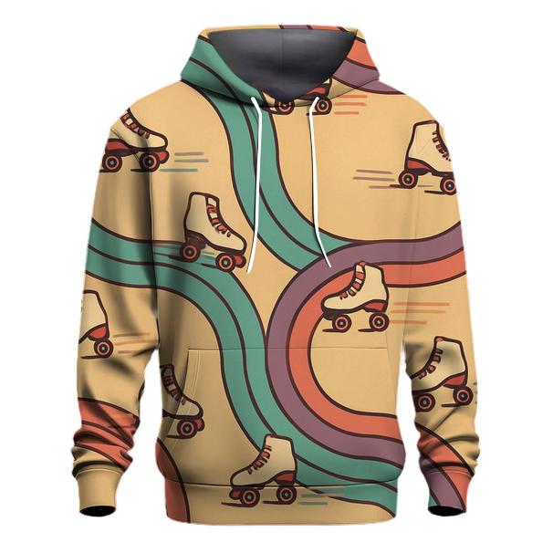Funky Roller Rink Vibes lightweight hoodies