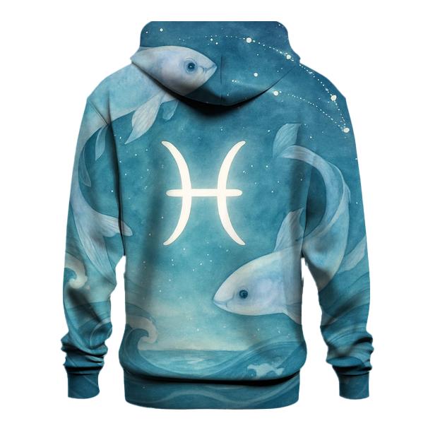 Pisces Tidal Constellation Dream graphic hoodies