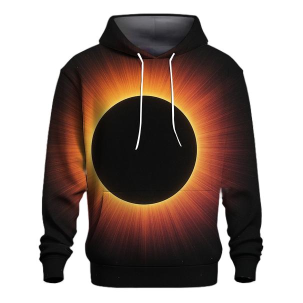 Eclipse Corona Crown embroidered hoodies
