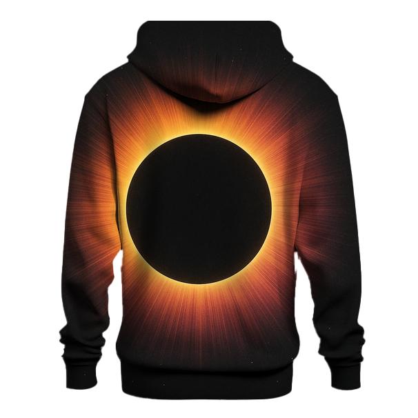Eclipse Corona Crown embroidered hoodies