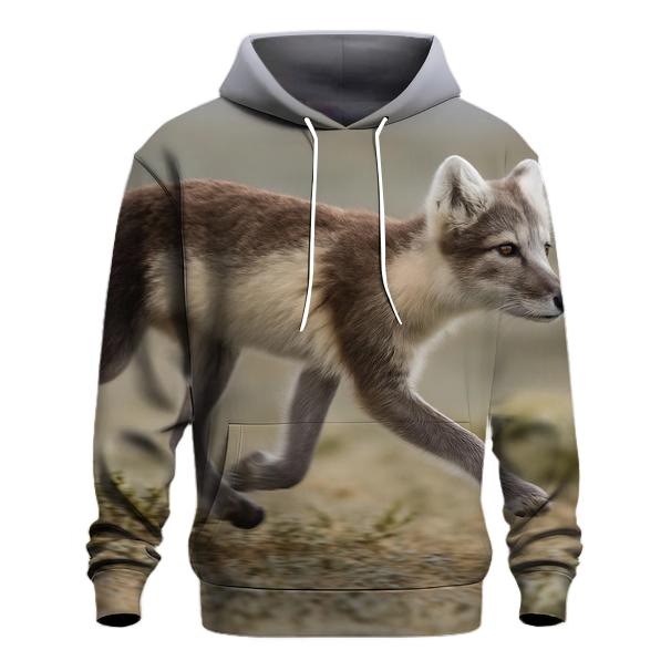 Tundra Run Arctic Fox Molt hoodie styles
