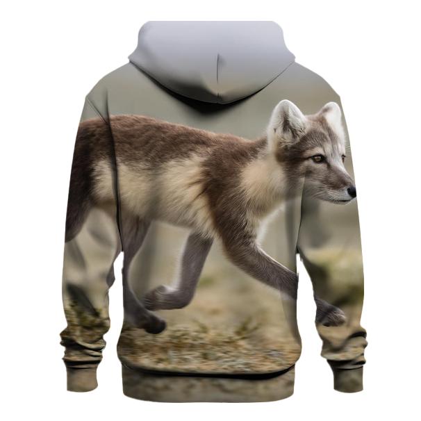 Tundra Run Arctic Fox Molt hoodie styles