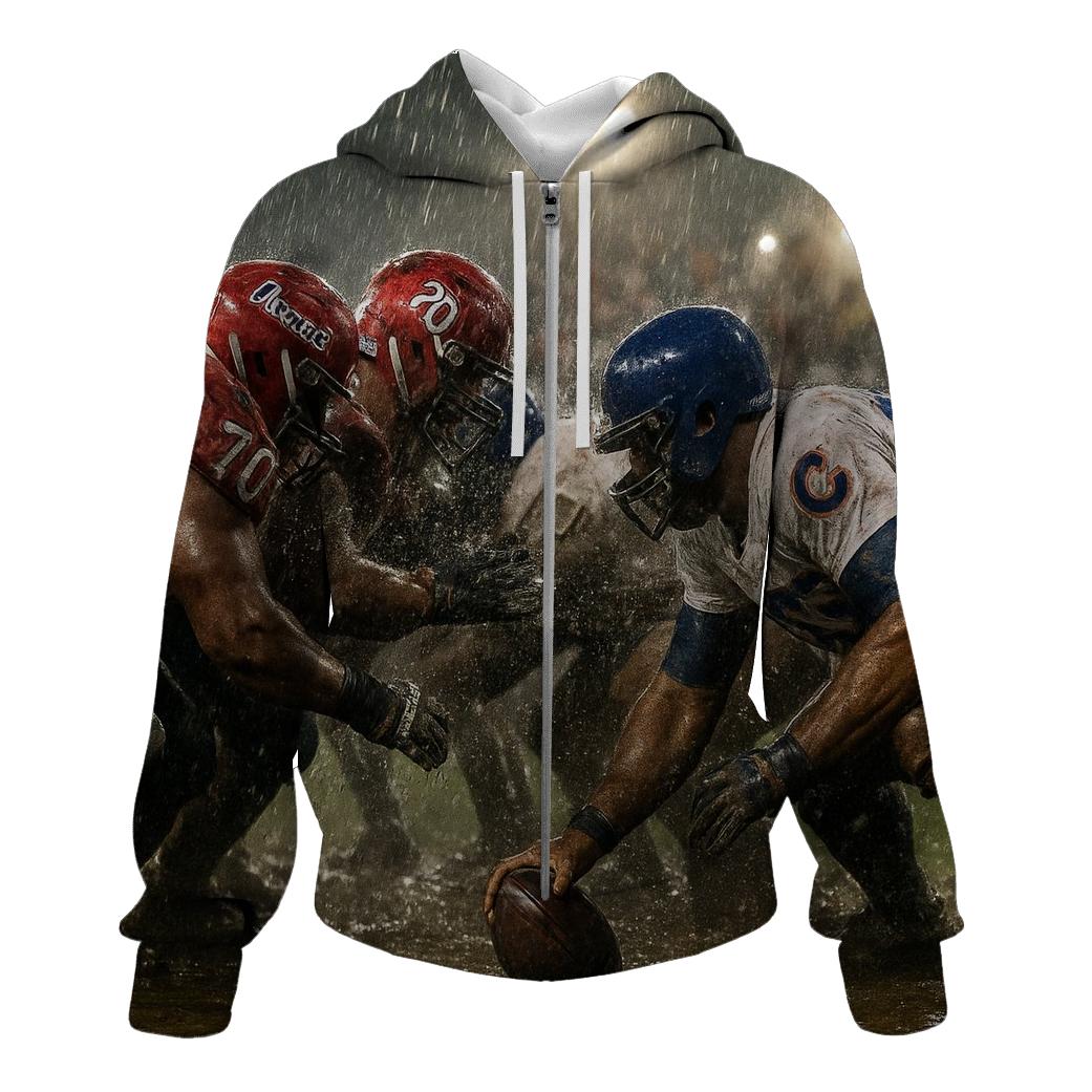 Rain Soaked Rivalry Night Braves And Cubs graphic hoodies