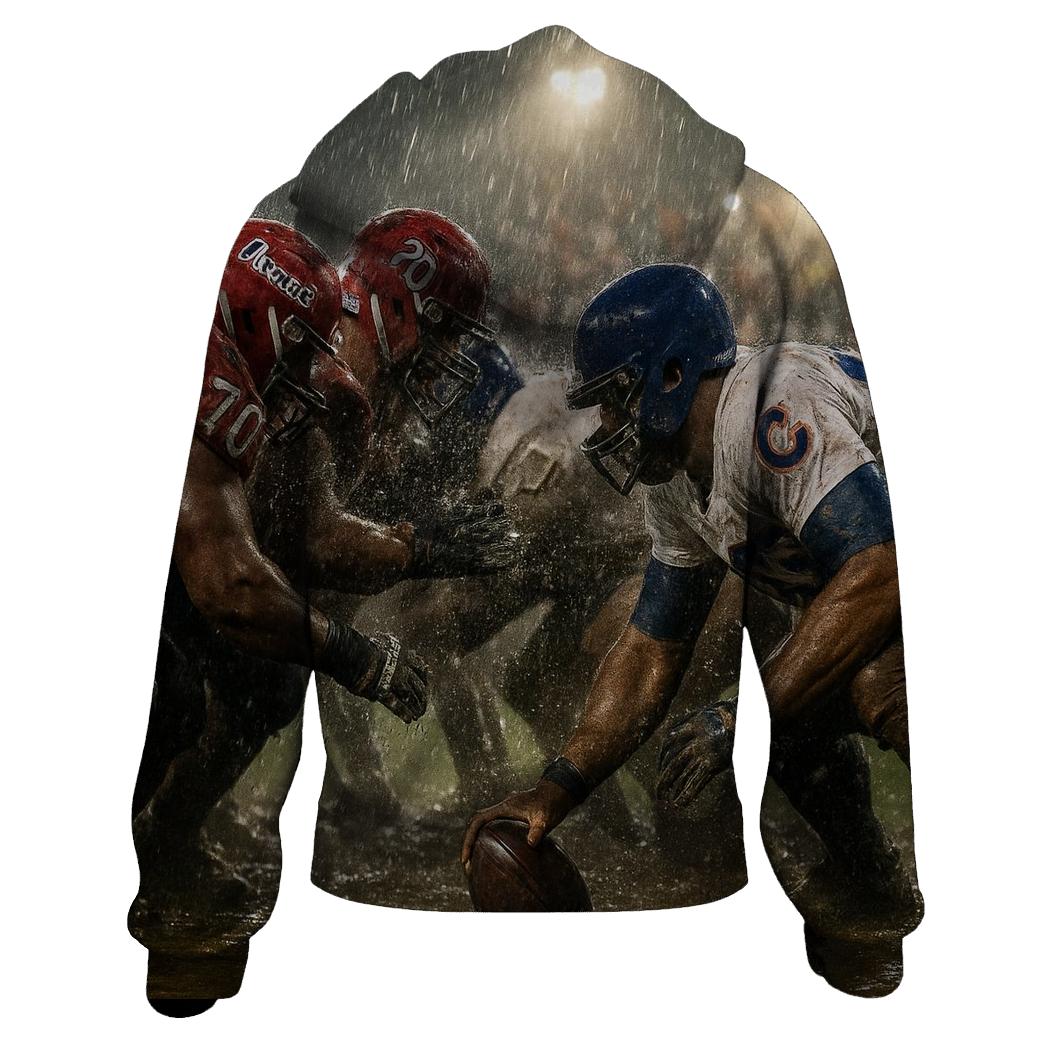 Rain Soaked Rivalry Night Braves And Cubs graphic hoodies