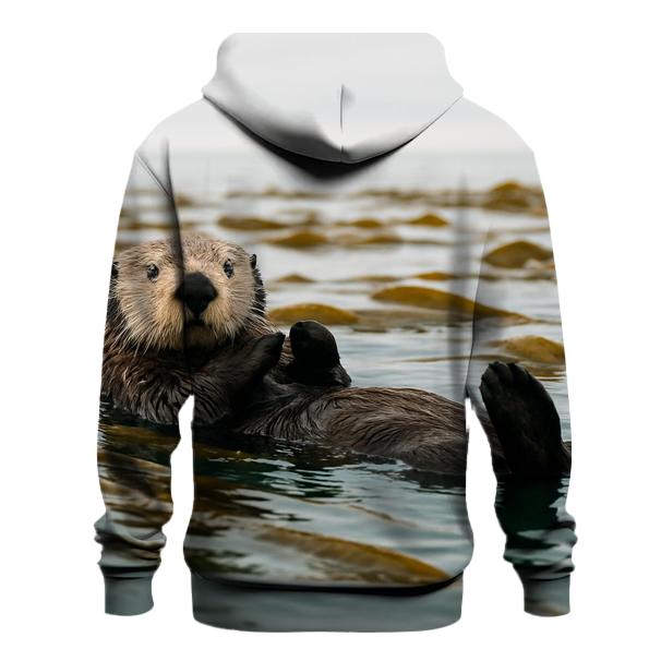 Kelp Forest Glide Sea Otter hoodies fashion