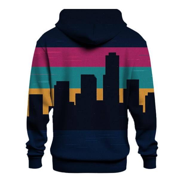 VHS Sunset City Bands lightweight hoodies