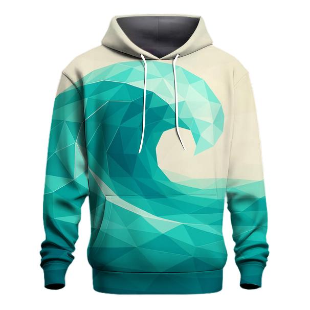 Geometric Ocean Fractals hoodie trends