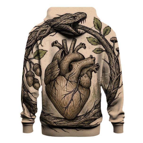 Forest Heart Rooted Ouroboros pullover hoodies