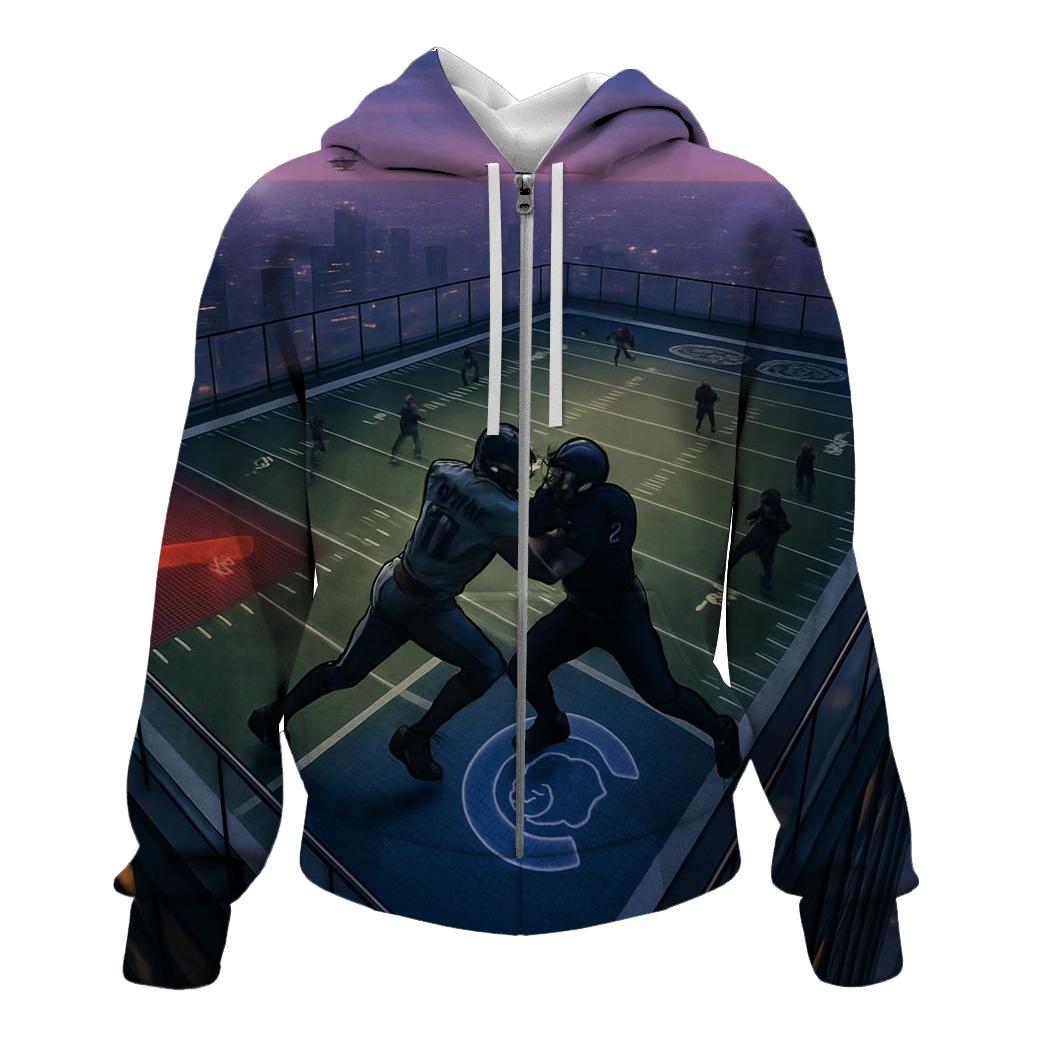 Rooftop Arena Braves Vs Cubs Urban Clash graphic hoodies