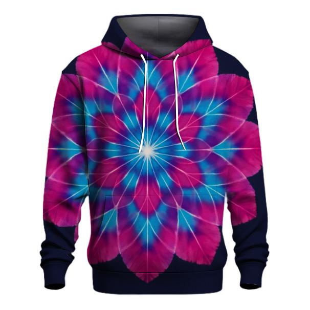 Magenta Cyan Mandala Galaxy graphic hoodies