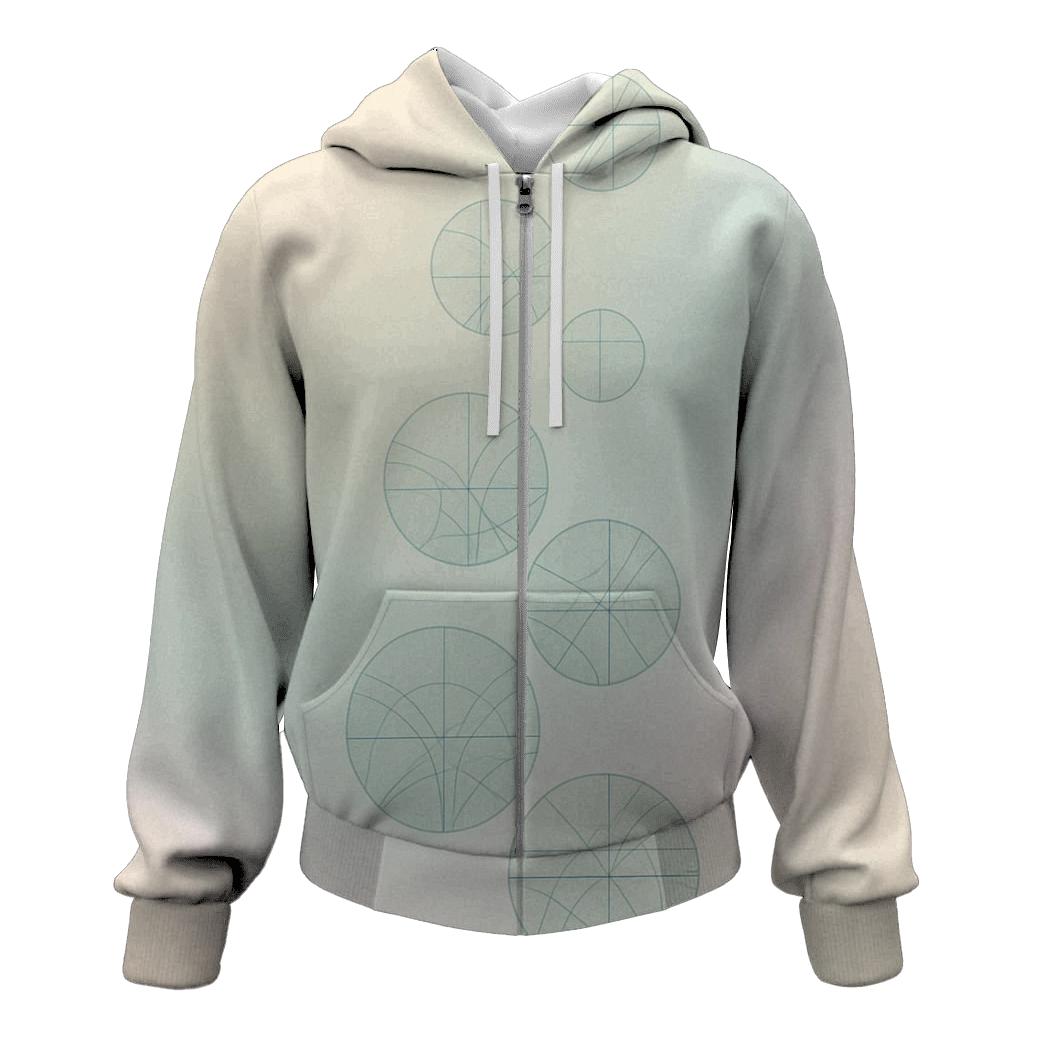 Harmony Circles Rising graphic hoodies
