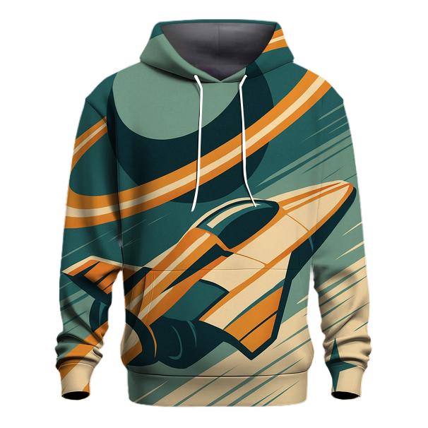 Retro Orbit Racer graphic hoodies