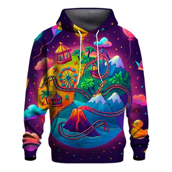 Patchwork Planet Carnival zip-up hoodies