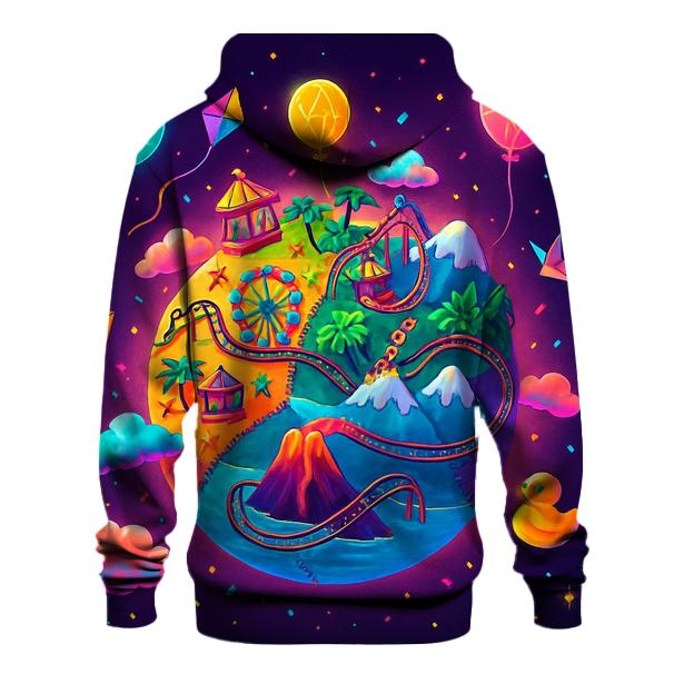 Patchwork Planet Carnival zip-up hoodies