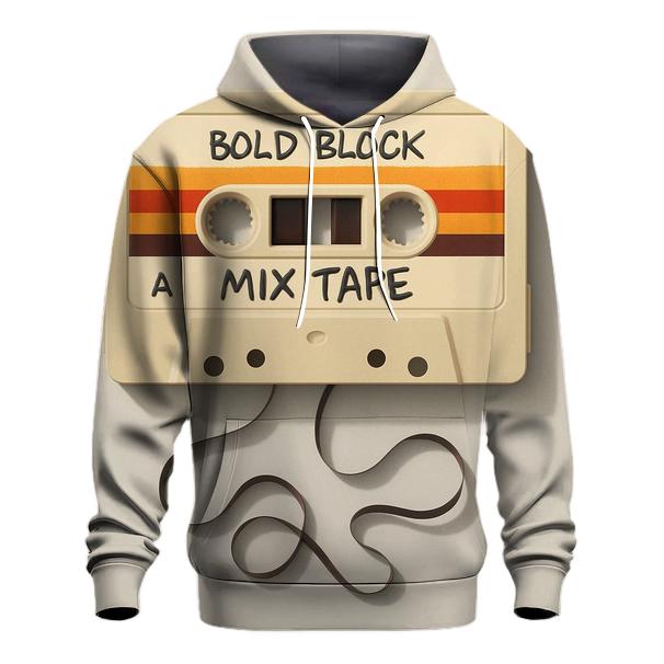 Vintage Cassette Mix Tape pullover hoodies