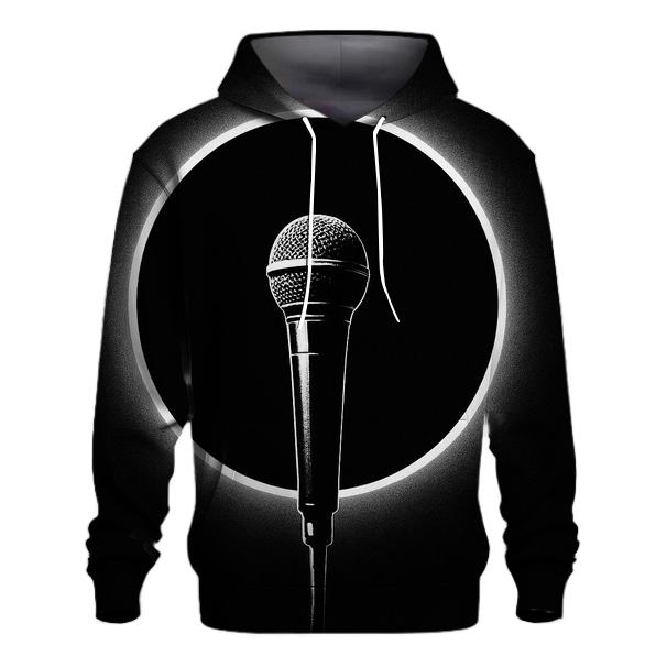 Minimalist Microphone Eclipse lightweight hoodies