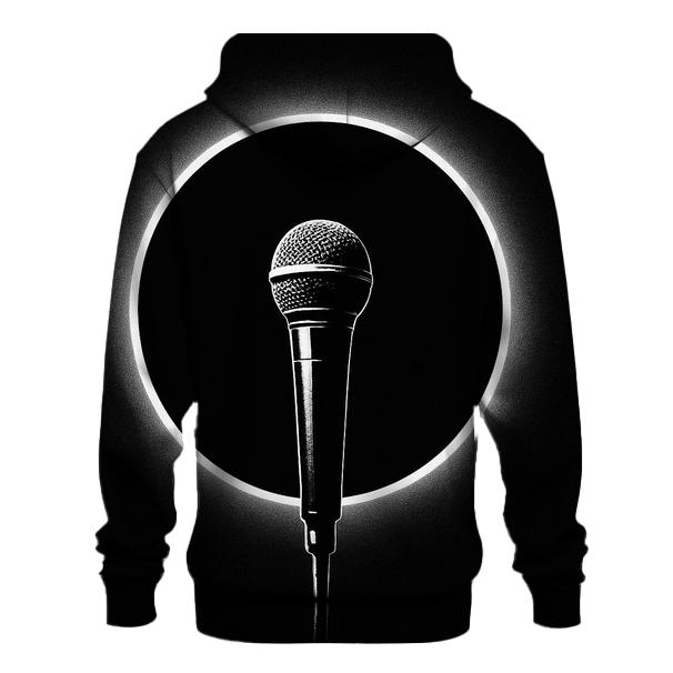 Minimalist Microphone Eclipse lightweight hoodies