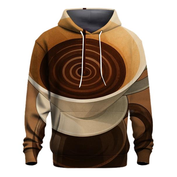 Spiral Pour Cascade embroidered hoodies