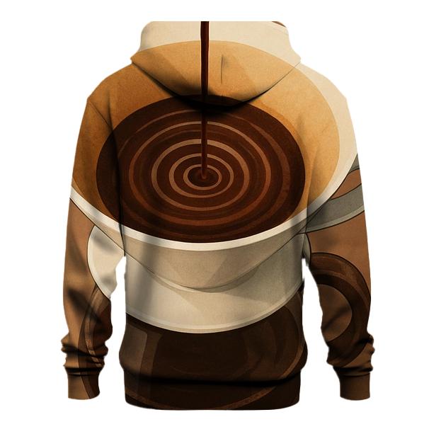 Spiral Pour Cascade embroidered hoodies