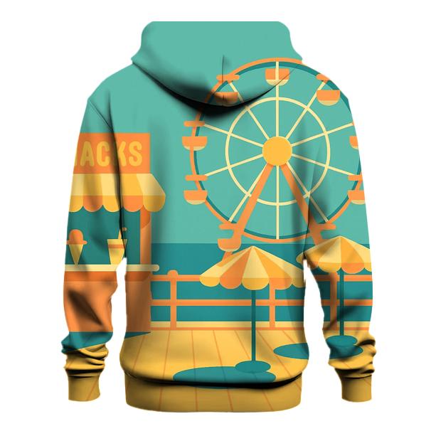Retro Beach Boardwalk Day hoodie trends