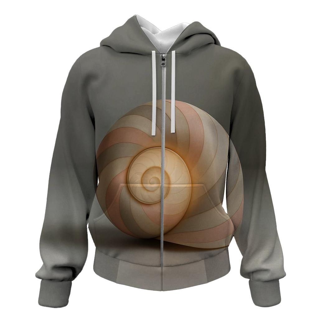 Spiral Sanctuary Shell printed hoodies