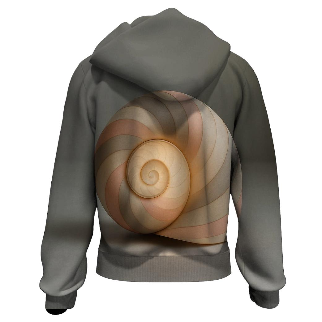 Spiral Sanctuary Shell printed hoodies