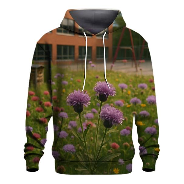 Bee Meadow Behind Urban School graphic hoodies