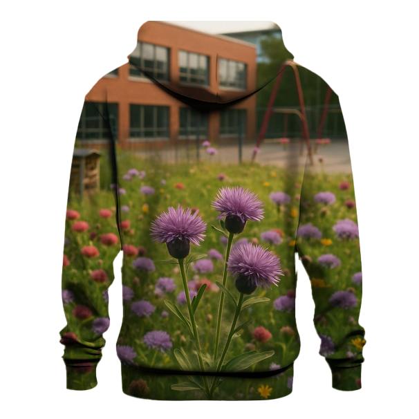 Bee Meadow Behind Urban School graphic hoodies