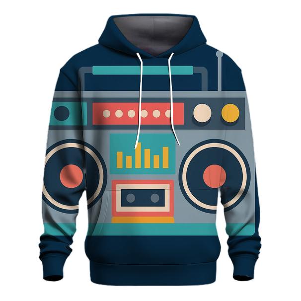 Chromatic Boombox Front graphic hoodies
