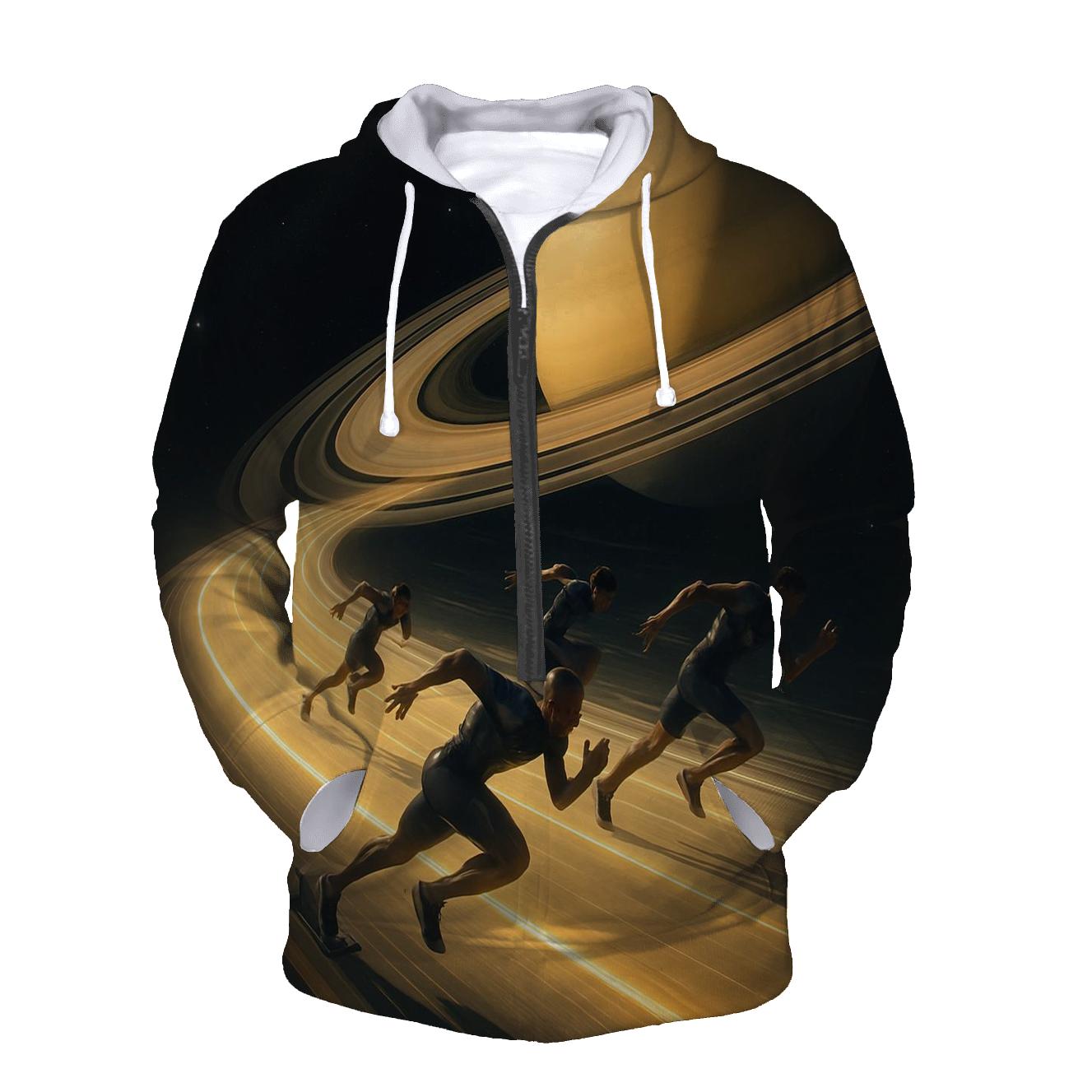 Saturn Ring Track Sprint hoodie designs