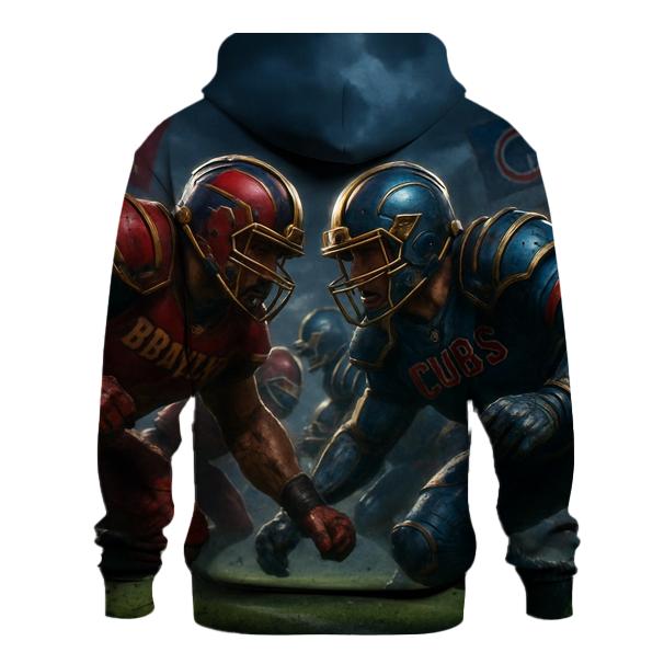 Gridiron Thunder Clash Braves Versus Cubs hoodie trends