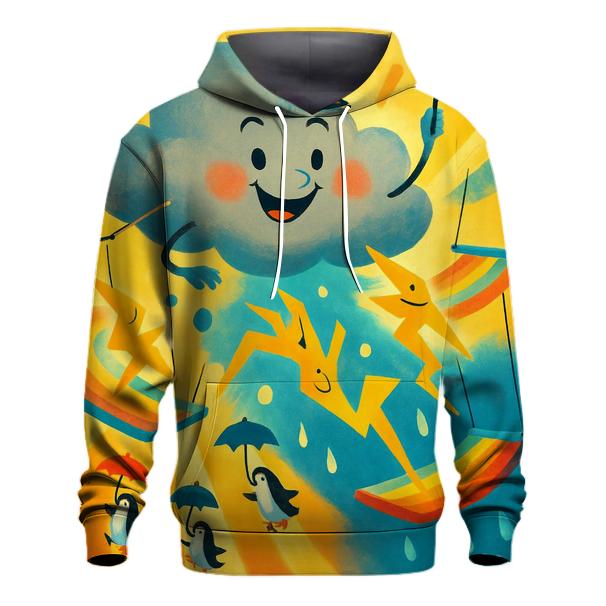 Laughing Thundercloud Circus zip-up hoodies