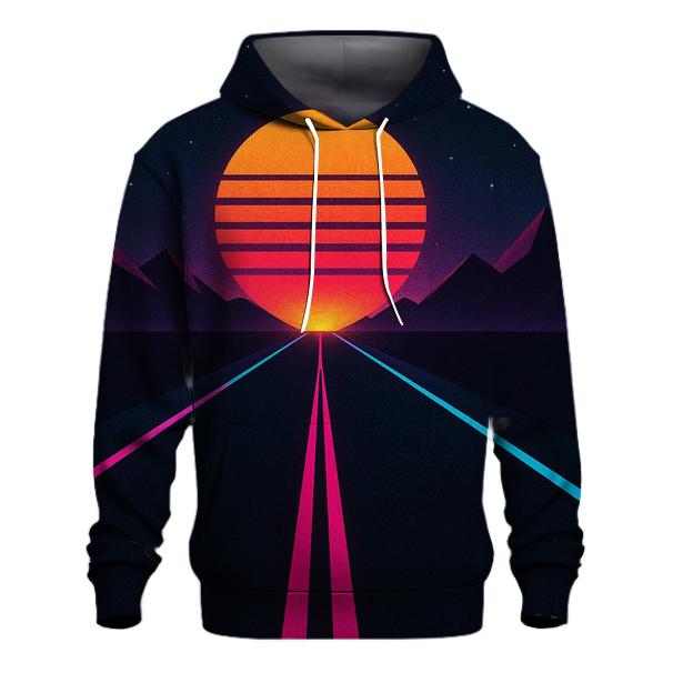 Neon Highway Night Run hoodie designs