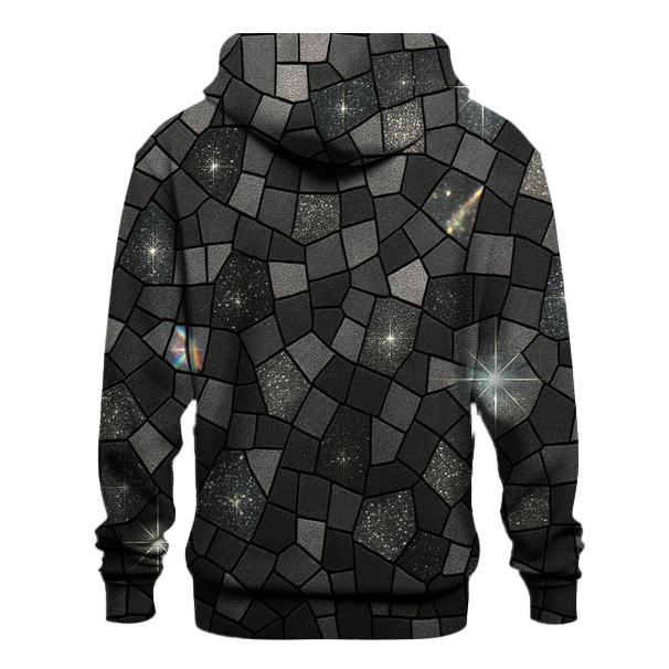Silver Hologlow Mosaic heavyweight hoodies
