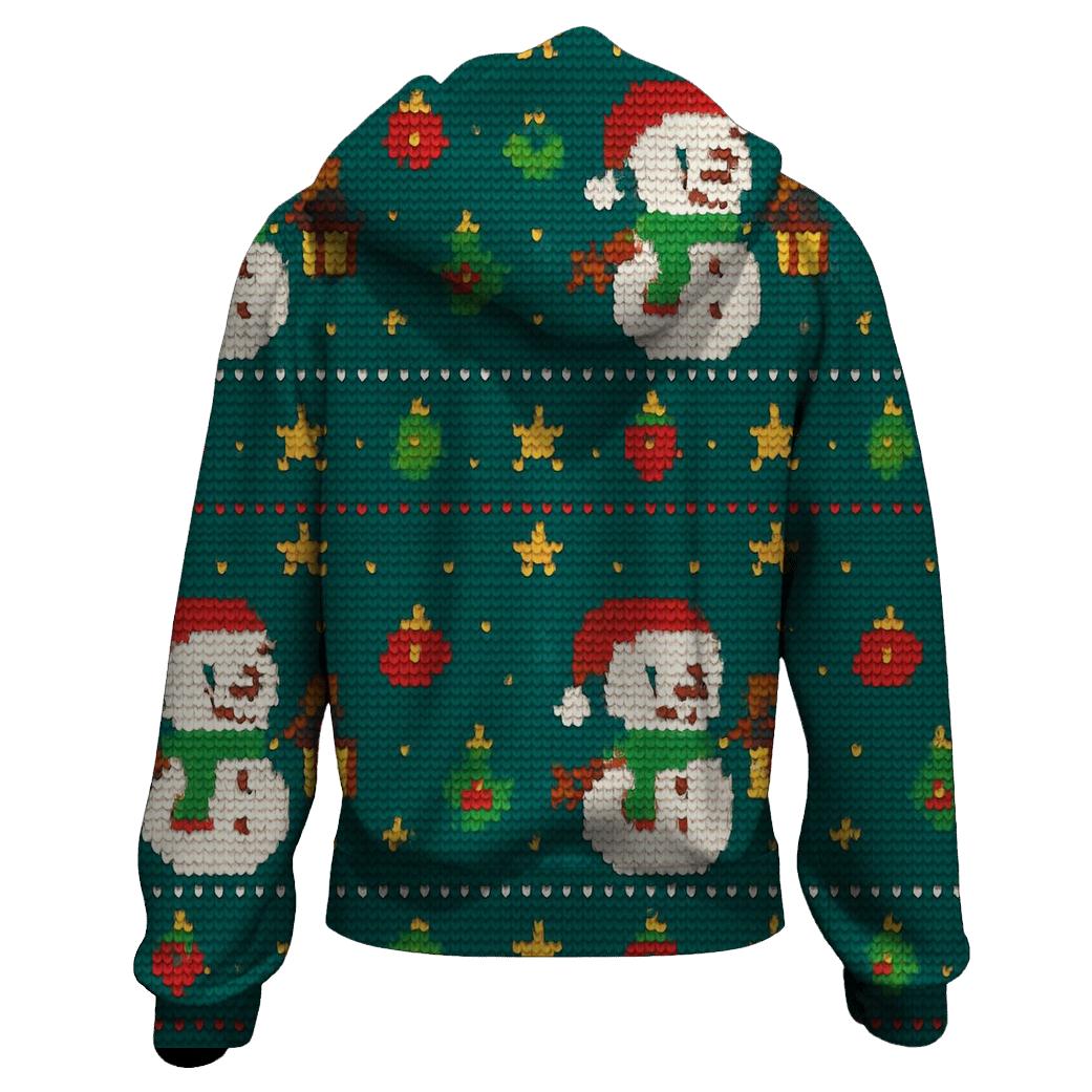 Snowman Lantern Parade Design heavyweight hoodies