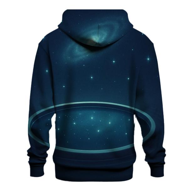 Celestial Stillness Pool premium hoodies